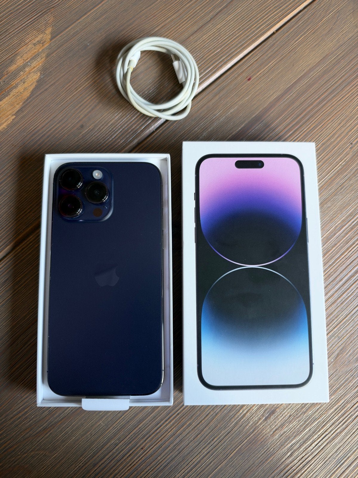 Iphone 14 pro max 256GB (deep purple), Gebruikt, Paars, 78 %, Zonder abonnement