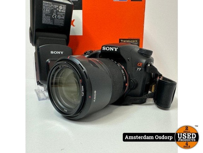 Sony Alpha A77 + 18-250MM Lens + flitser | Nette staat, Sony, Zo goed als nieuw, Support@sony.com, 1-7-1 Konan, Minato-ku
Tokyo 108-0075
Japan