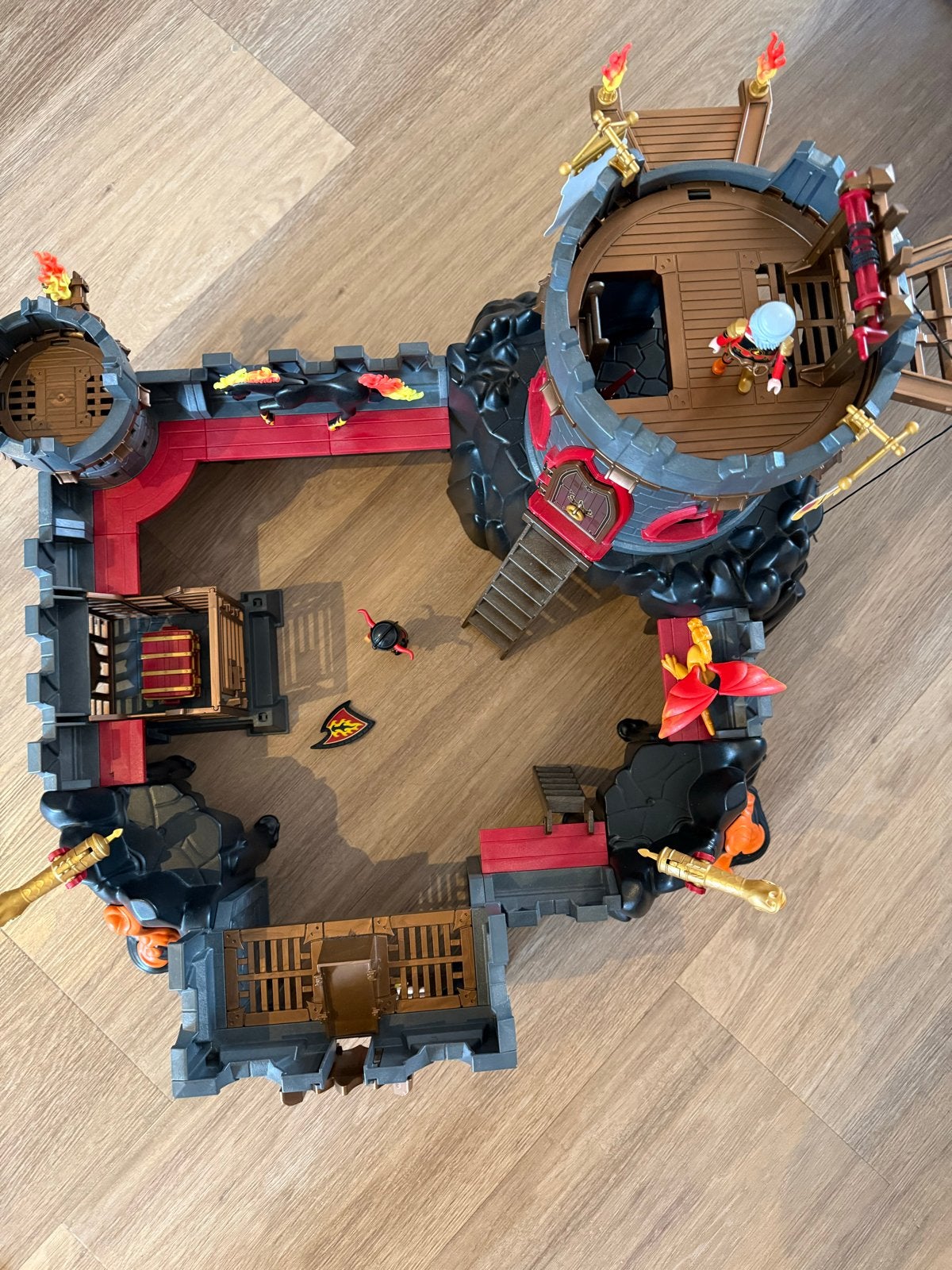 Playmobil ridderkasteel met figuren en accessoires, Kinderen en Baby's, Ophalen, Gebruikt, Complete set, Fantasy