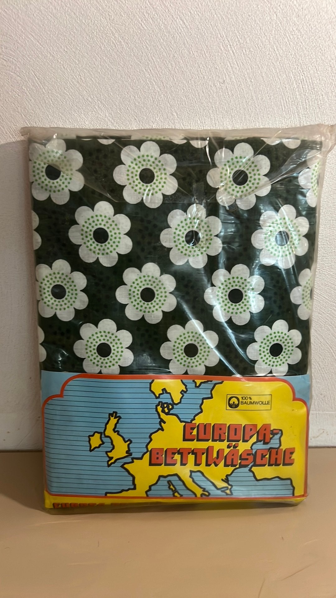 Vintage eenpersoons dekbedovertrek. Nieuw, Huis en Inrichting, Keuken | Textiel, Ophalen, Zo goed als nieuw