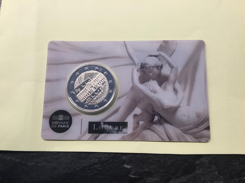 COINCARD FRANKRIJK LOUVER, Ophalen of Verzenden, Frankrijk, 2 euro