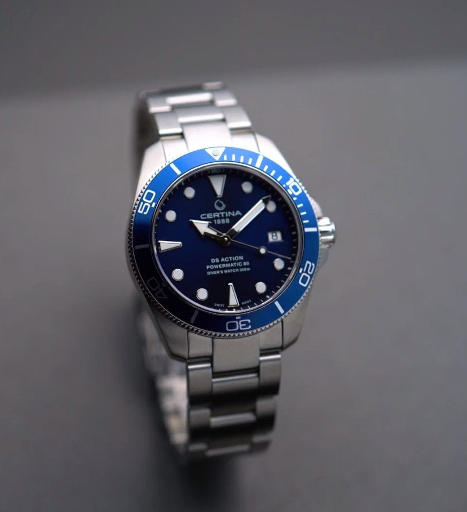 ZGAN Certina DS Action Diver powermatic 80!, Sieraden, Tassen en Uiterlijk, Horloges | Heren, Ophalen of Verzenden, Zo goed als nieuw