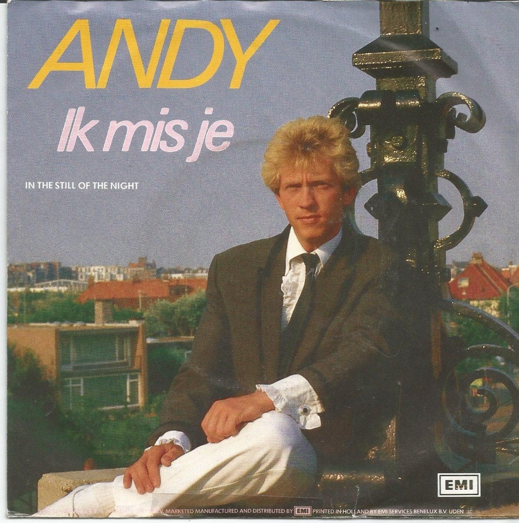 Andy – Ik Mis Je (1983), Fotohoes, 7 inch, Ophalen of Verzenden, Zo goed als nieuw