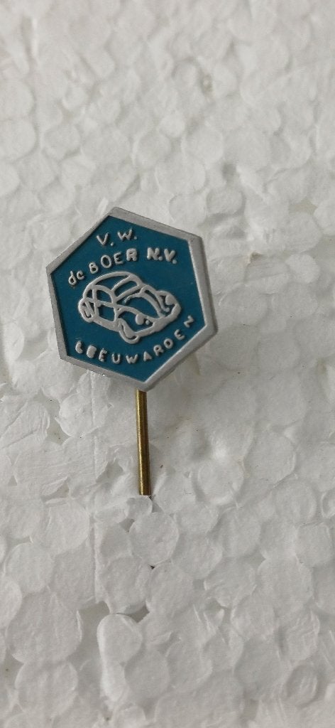 Leeuwarden De Boer b.v. Volkswagens, Verzamelen, Speldjes, Pins en Buttons, Ophalen of Verzenden, Zo goed als nieuw, Overige onderwerpen