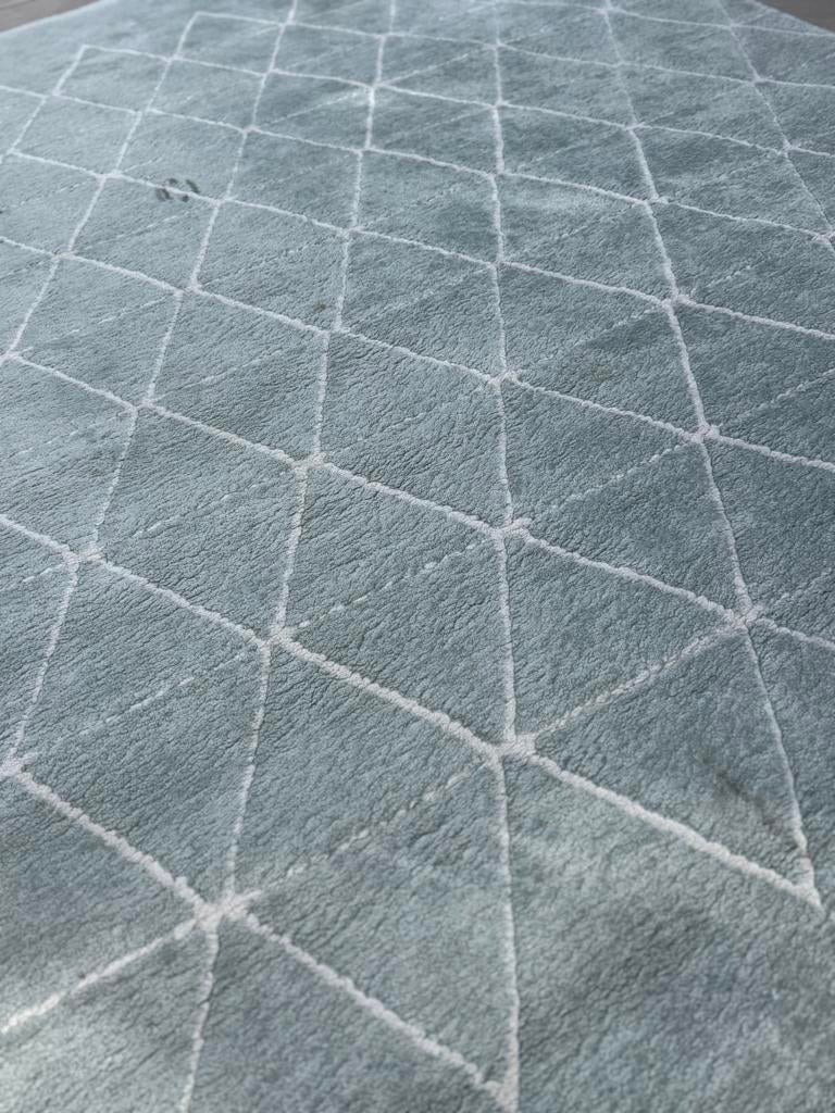 Vloerkleed mintgroen 2.30 x 1.60, Ophalen, Gebruikt, 150 tot 200 cm, 200 cm of meer