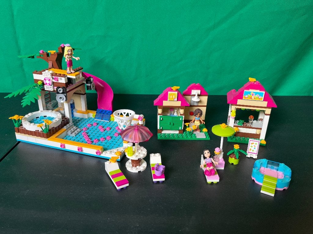 LEGO Friends zwembad (3931, 41008), Lego, Friends, Ophalen of Verzenden, Complete set