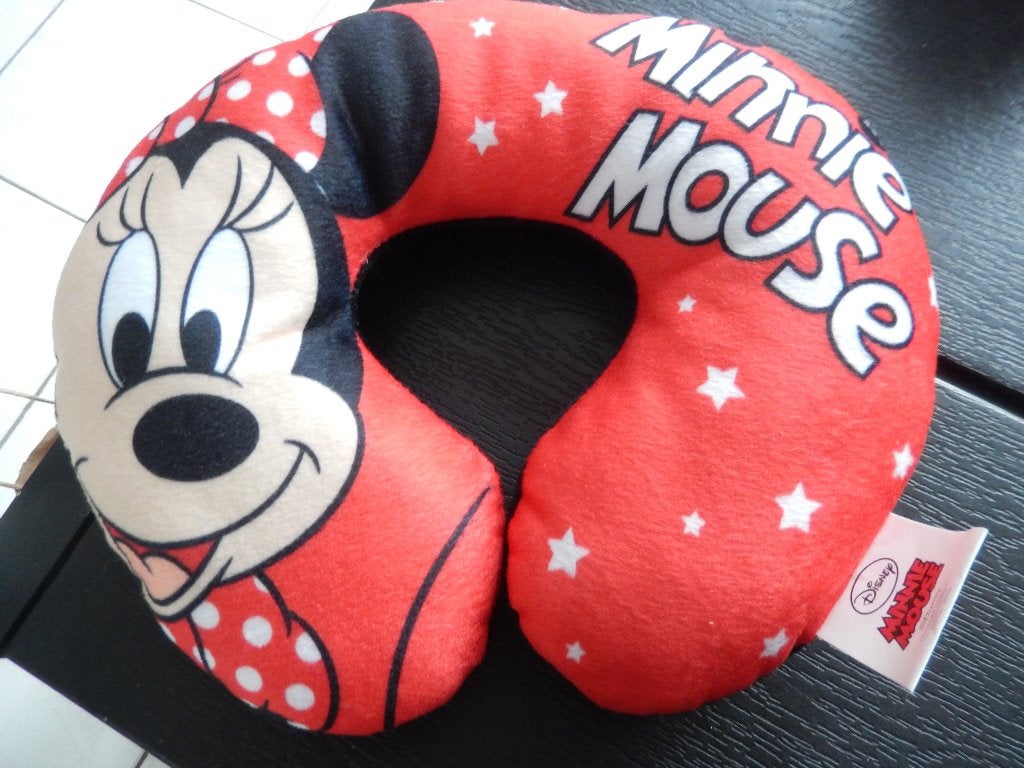 Nekkussentje: Minnie Mouse (zgan), Ophalen, Mickey Mouse, Zo goed als nieuw, Beeldje of Figuurtje