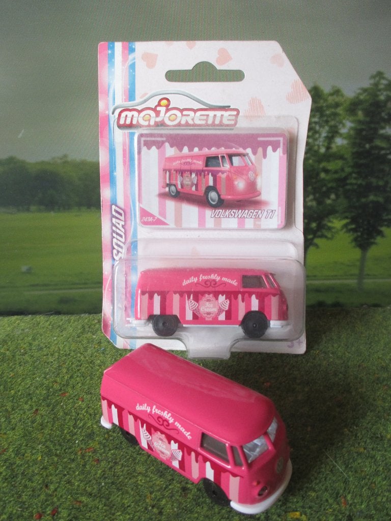 1:64 Volkswagen T1 Fresh Ice Cream Majorette Limited Ed., Ophalen of Verzenden, Nieuw, Auto