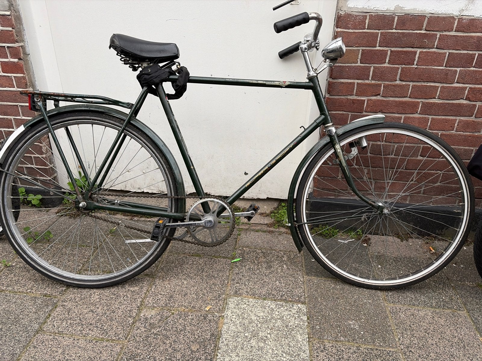Vintage herenfiets - Klassiek model, Overige merken, Terugtraprem, Gebruikt, Versnellingen