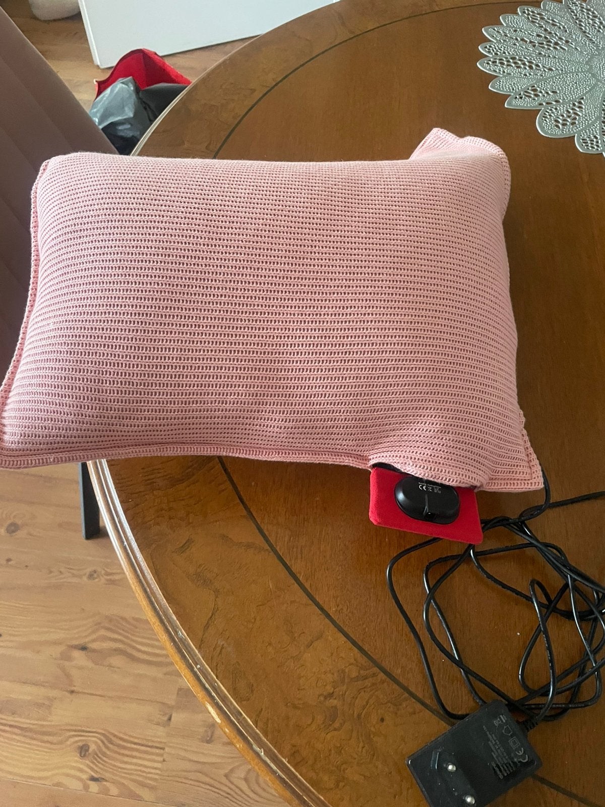 Warmte kussen roze, Ophalen, Zo goed als nieuw, Roze