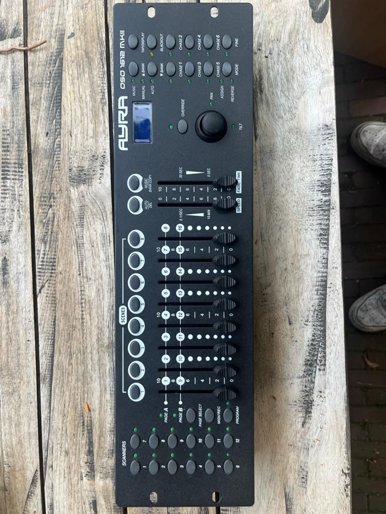 Ayra OSO 1612 MKII DMX Controller, Muziek en Instrumenten, Ophalen of Verzenden, Zo goed als nieuw, Overige typen, Geluidgestuurd