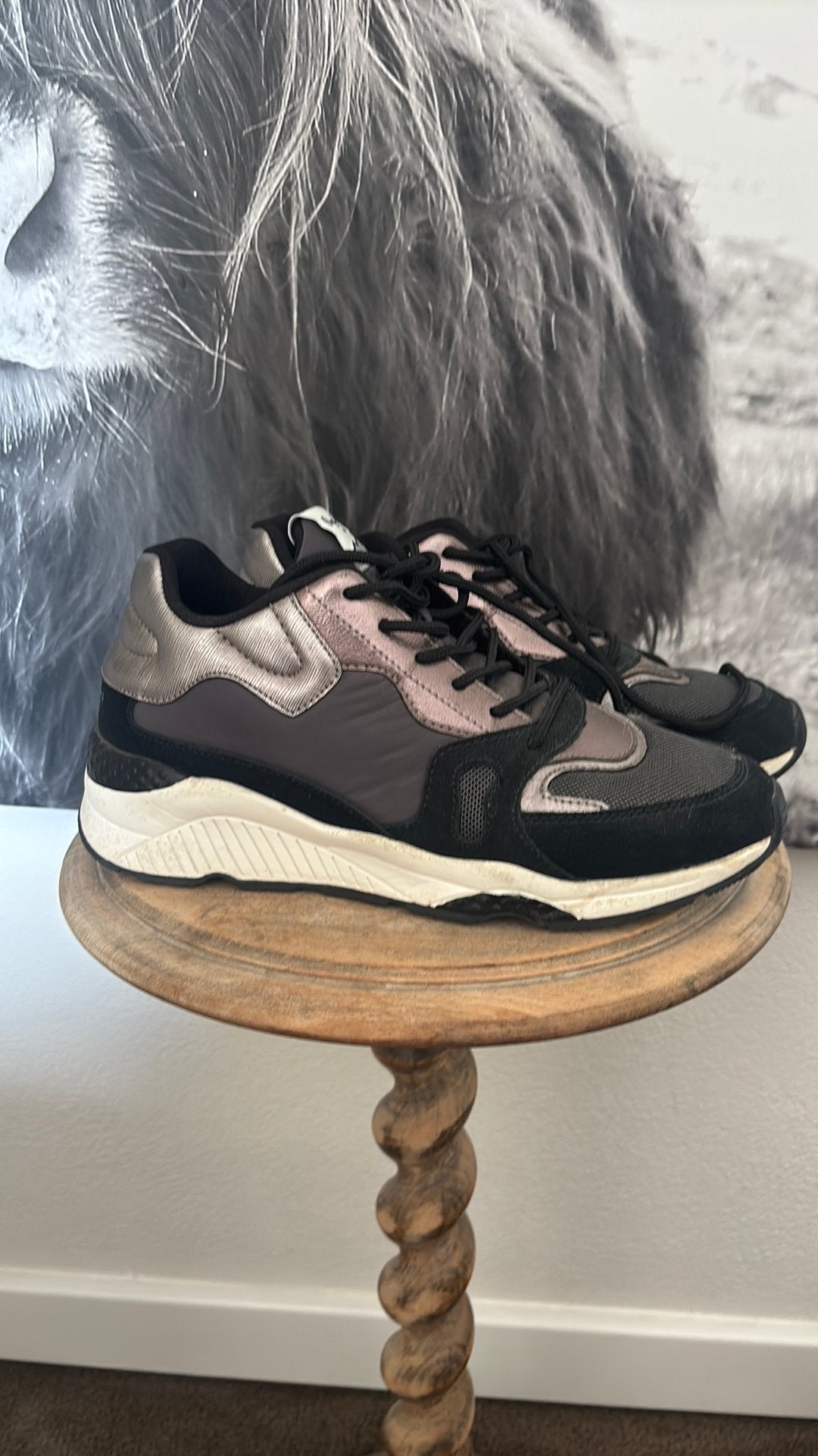 Sneackers maat 40, Zwart, Ophalen of Verzenden, Sneakers of Gympen, Zo goed als nieuw
