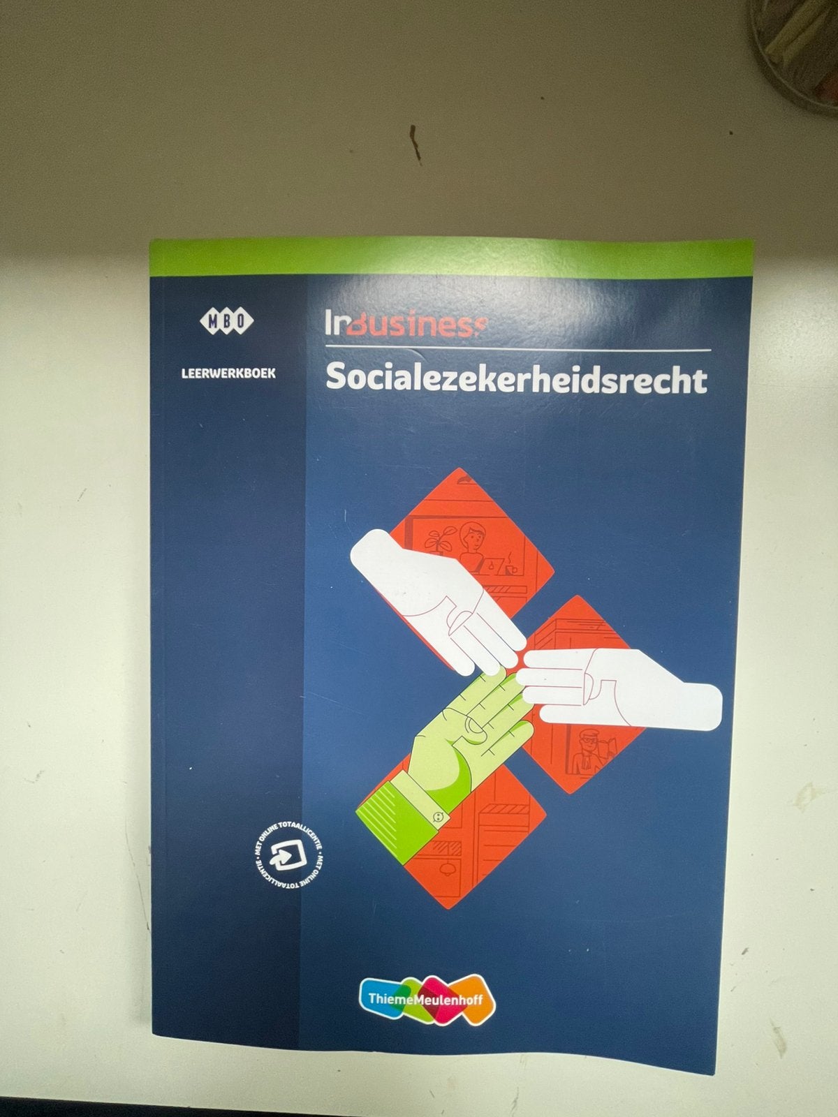 Socialezekerheidsrecht Inbusiness leerwerkboek, Boeken, Ophalen of Verzenden, Zo goed als nieuw, Overige niveaus, Overige vakken