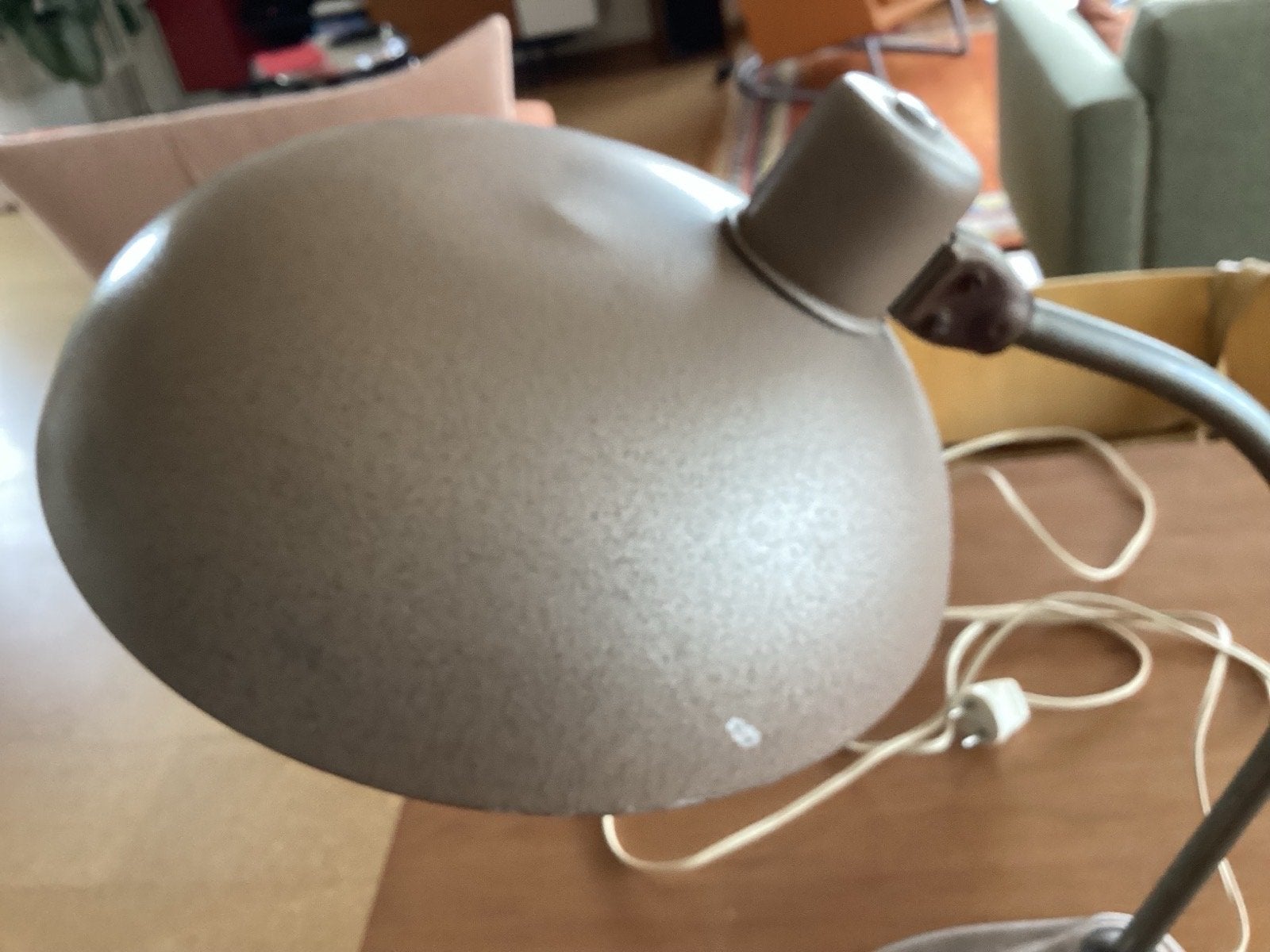 Vintage Hongaarse bureaulamp, Made in Hungary, Ophalen