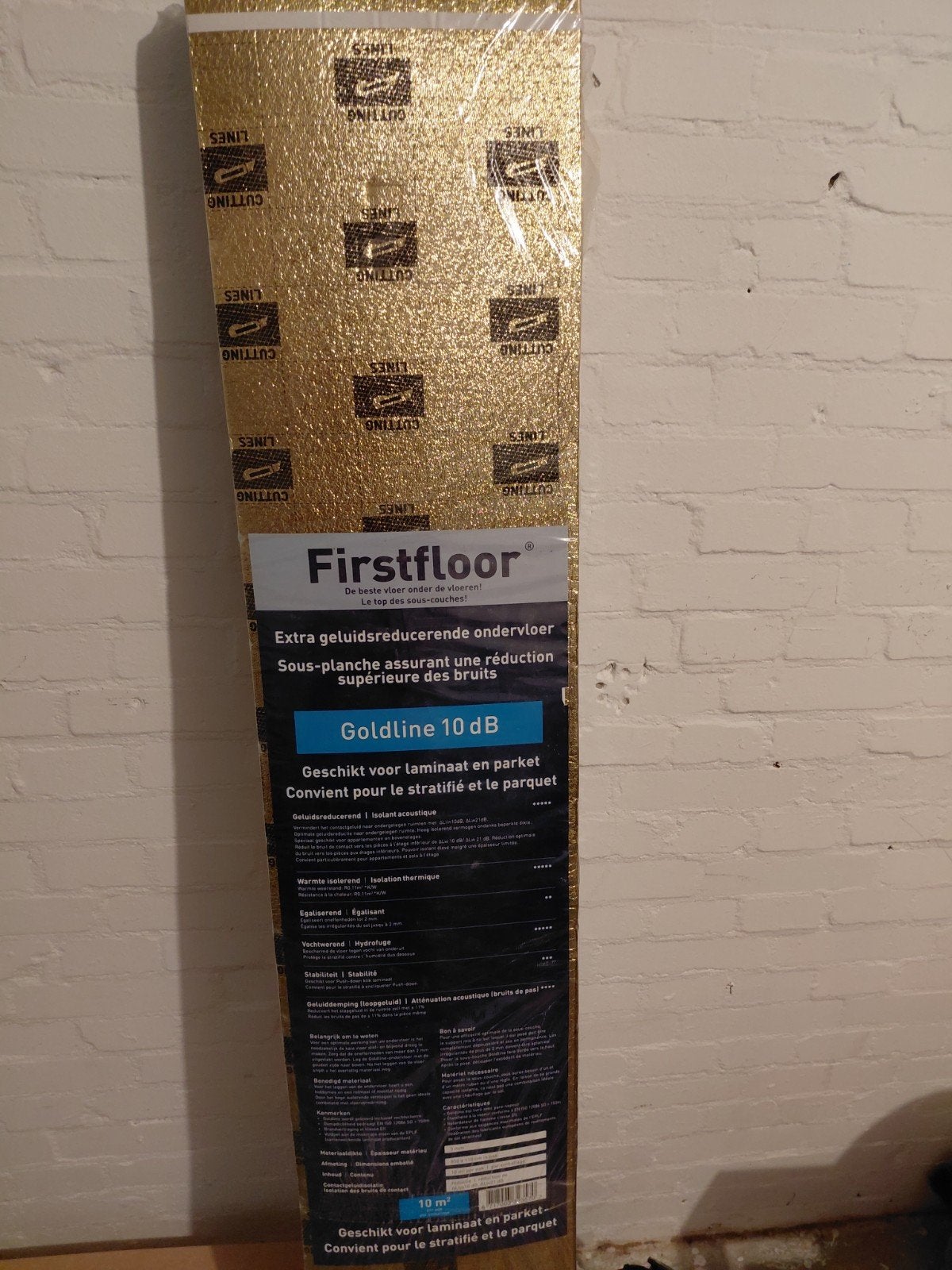 2 nieuwe Firstfloor Goldline 10dB vloerisolatie, Ophalen, Nieuw, Vloerisolatie