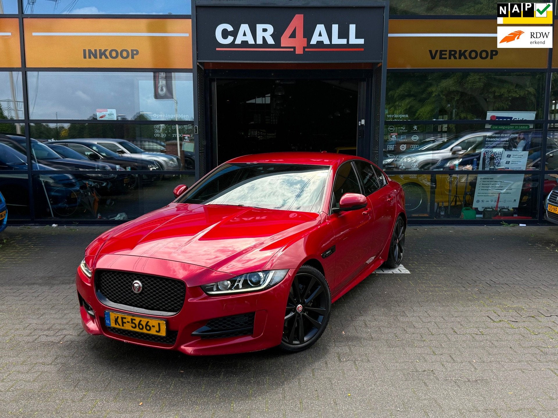 Jaguar XE 2.0 D Portfolio XENON/MERIDIAN/CAMERA/NAVI/LMVELGE, Auto's, Automaat, Dealer onderhouden, Achterwielaandrijving, 4 cilinders
