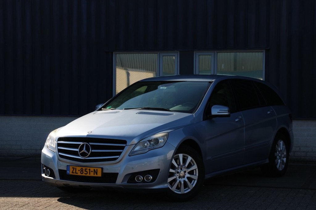 Mercedes-Benz R-klasse 350 CDI Lang 4-Matic 7p Nwe Turbo BT, Auto's, Mercedes-Benz, Automaat, Euro 5, Beige, Blauw