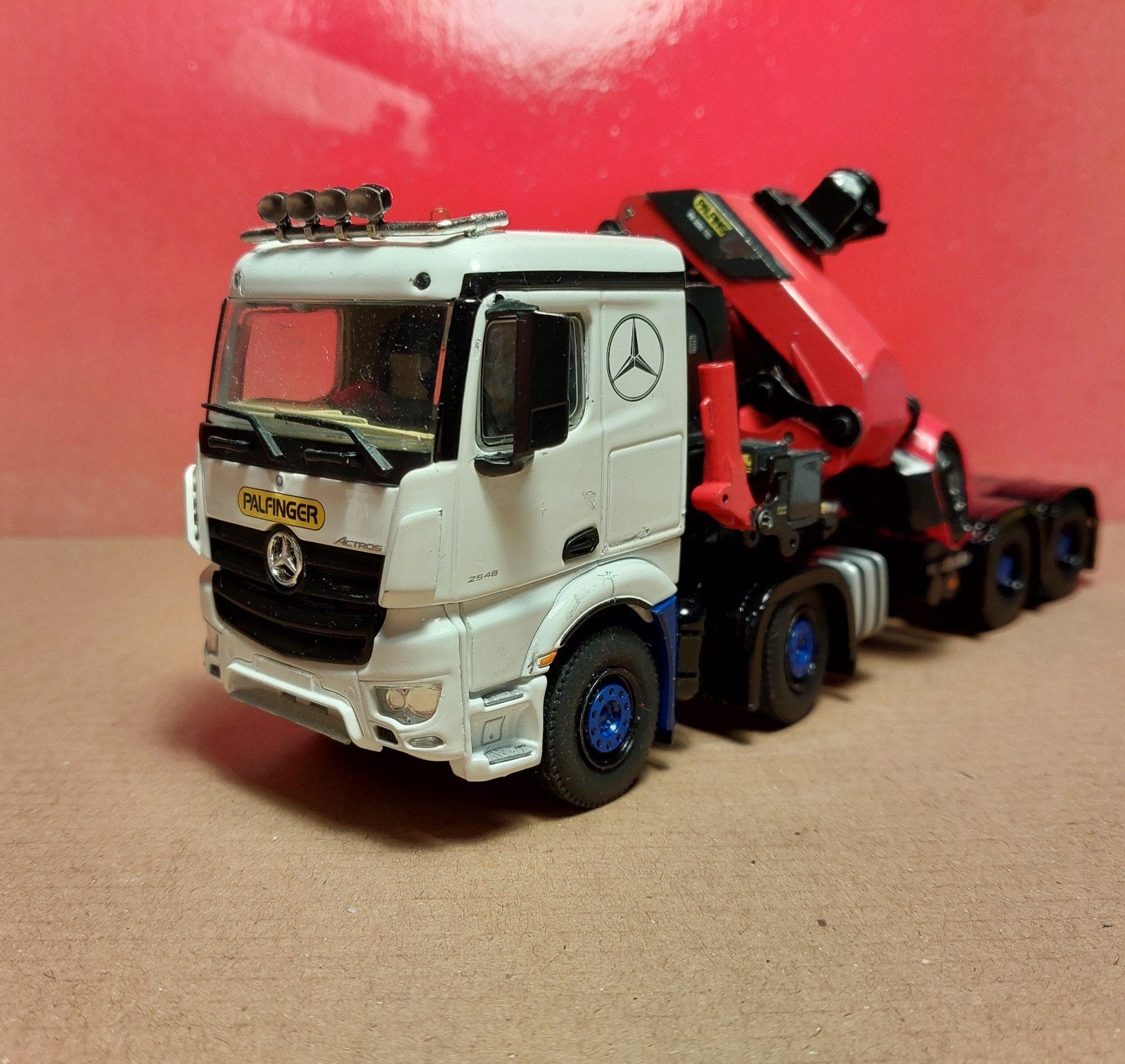 Mercedes-Benz Actros 2548 Palfinger Kraanwagen, Hobby en Vrije tijd, Ophalen of Verzenden, Zo goed als nieuw, Overige merken