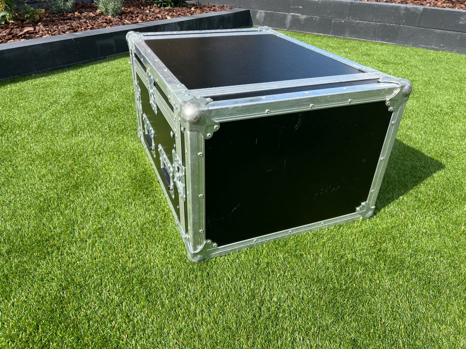 Taperack/flightcase 19 inch, Ophalen, Zo goed als nieuw, Overige instrumenten, Flightcase