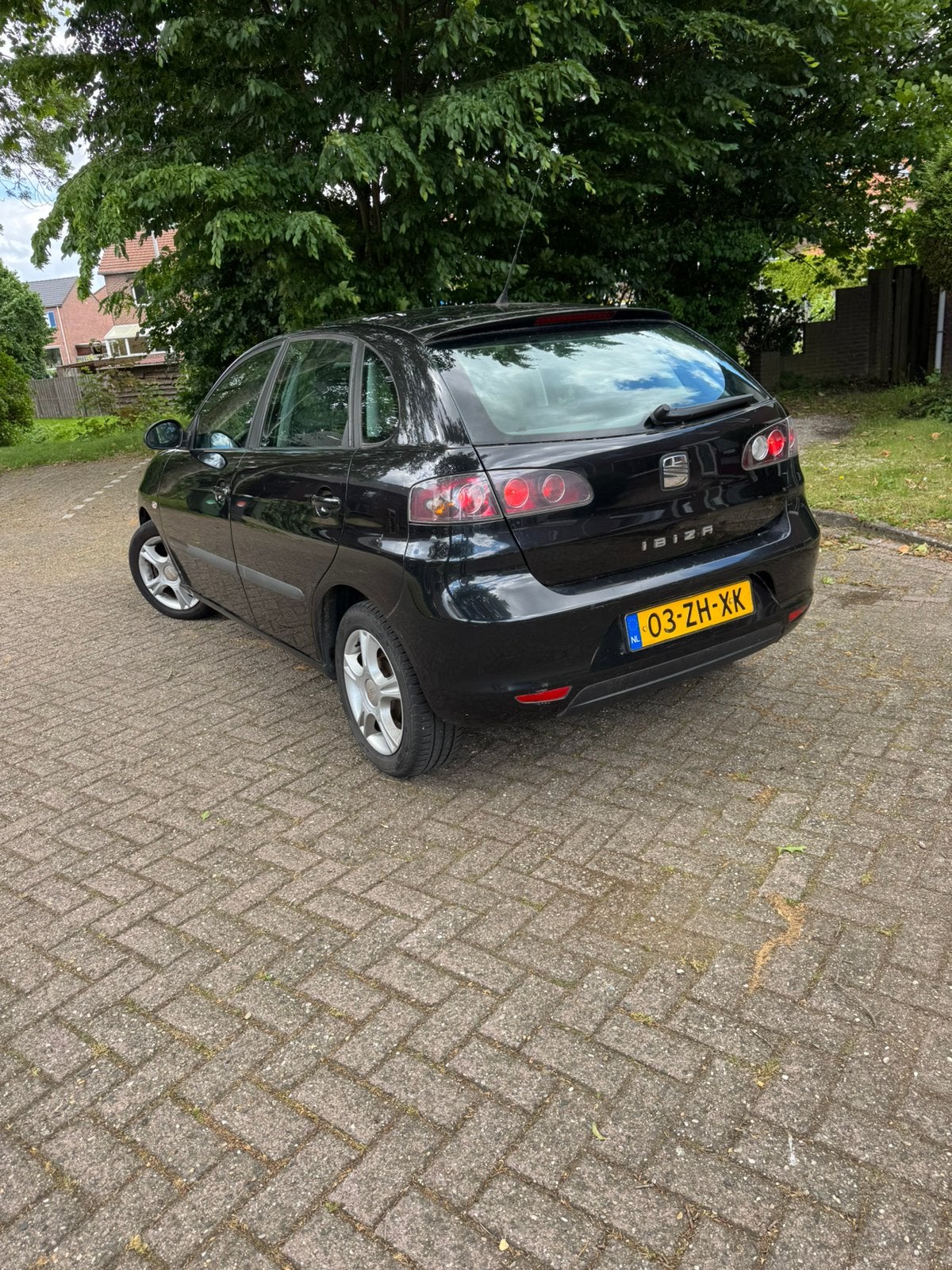 Seat Ibiza 1.4 16V 63KW 5DRS 2008 Zwart, Auto's, Seat, Voorwielaandrijving, 15 km/l, 40 €/maand, Origineel Nederlands