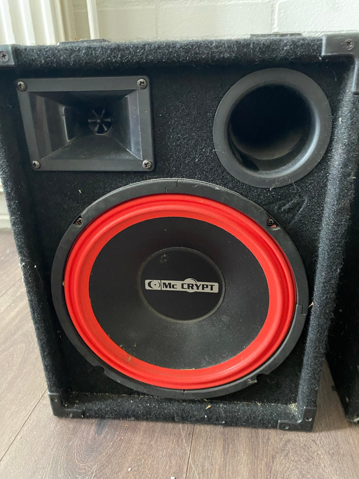 Mc Crypt BB 1080 Speakerset - 300 Watt Max, Audio, Tv en Foto, Luidsprekers, Gebruikt, Speakerset, Ophalen, 150 watt of meer