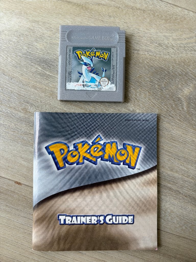 Pokémon Silver - Nintendo GameBoy Color, Gebruikt, 1 speler, Ophalen of Verzenden, Role Playing Game (Rpg)