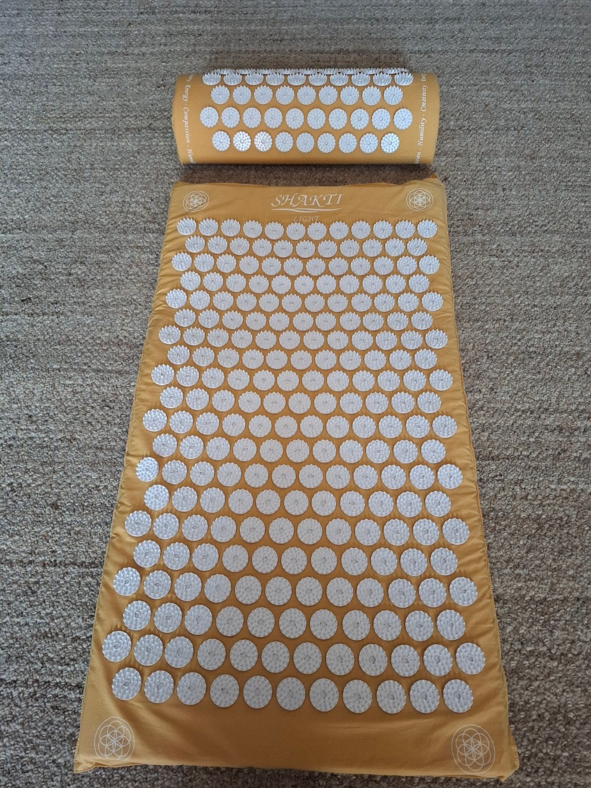 Shakti mat incl kussen niveau 1, Ophalen of Verzenden, Zo goed als nieuw, Massagestoel of Kussen