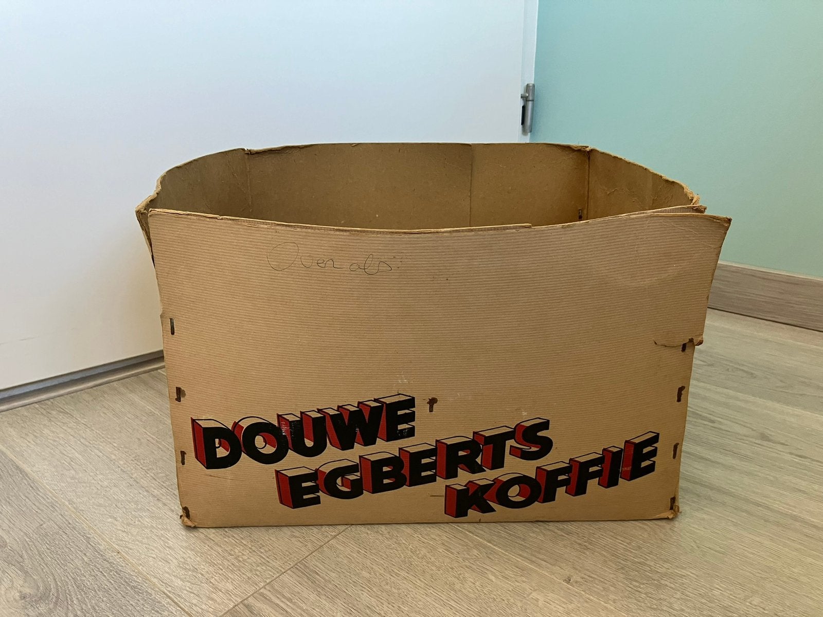 Vitage doos Douwe Egberts koffie, Ophalen of Verzenden, Zo goed als nieuw