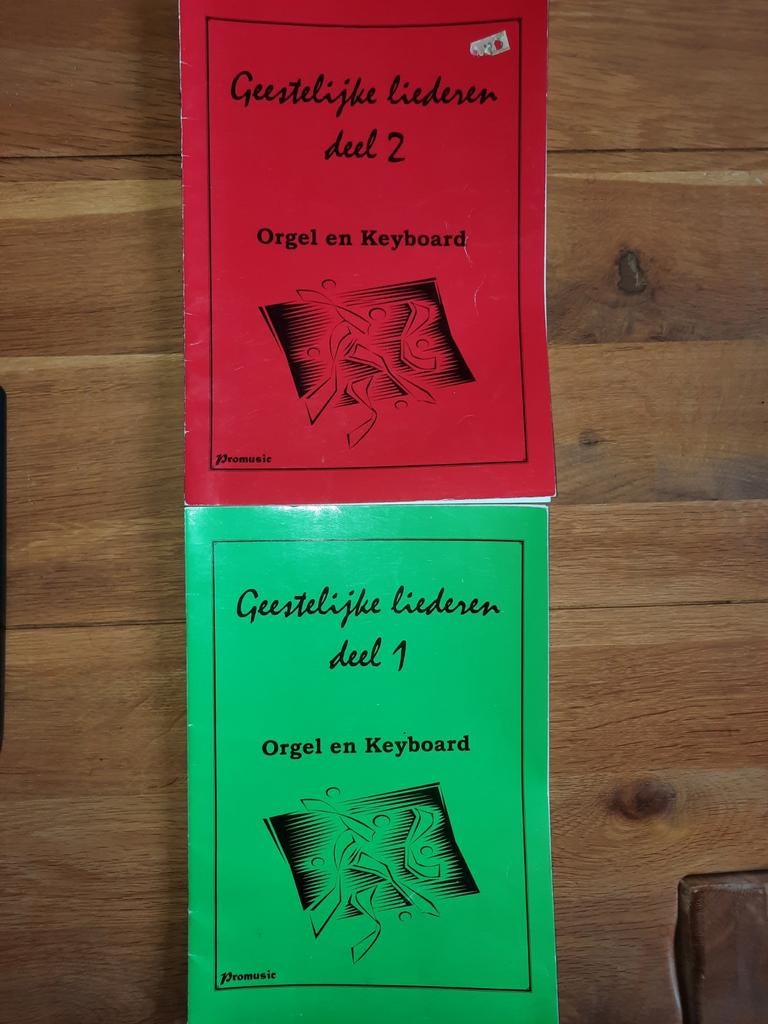 Geestelijke liederen voor orgel en keyboard, deel 1+2, Gebruikt, Ophalen of Verzenden, Thema, Religie en Gospel