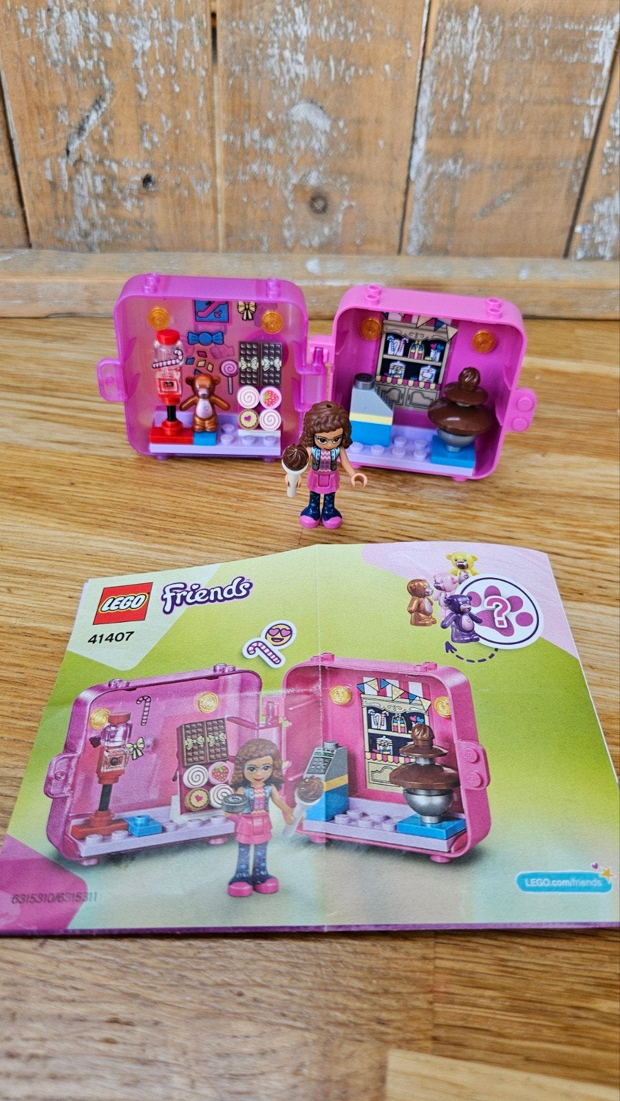 Lego Friends 41407 Olivia's winkelspeelkubus - Compleet!, Kinderen en Baby's, Speelgoed | Duplo en Lego, Zo goed als nieuw, Lego