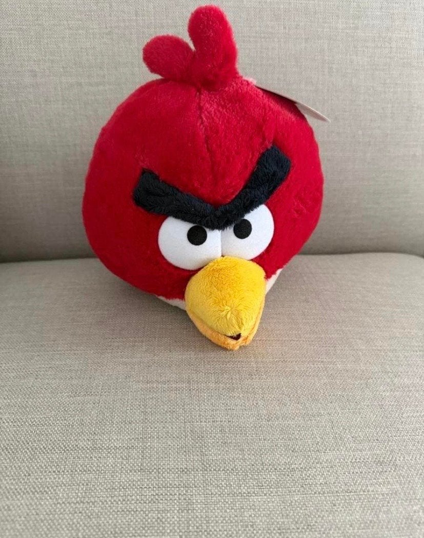 Angry Birds Red Pluche Knuffel - Zo goed als nieuw, Overige merken, Overige typen, Ophalen of Verzenden, Middelgroot (20 tot 80 cm)