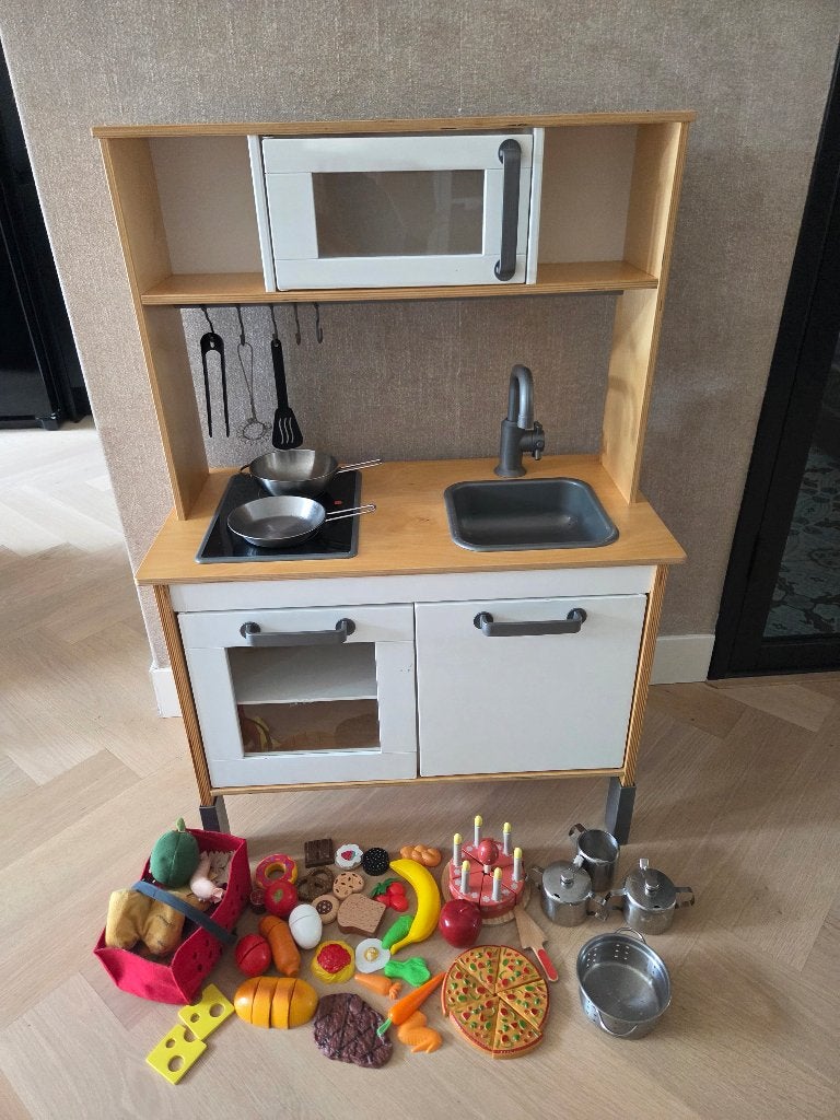 Ikea Duktig keukentje met accessoires, Ophalen, Gebruikt, Hout, Speelkeuken