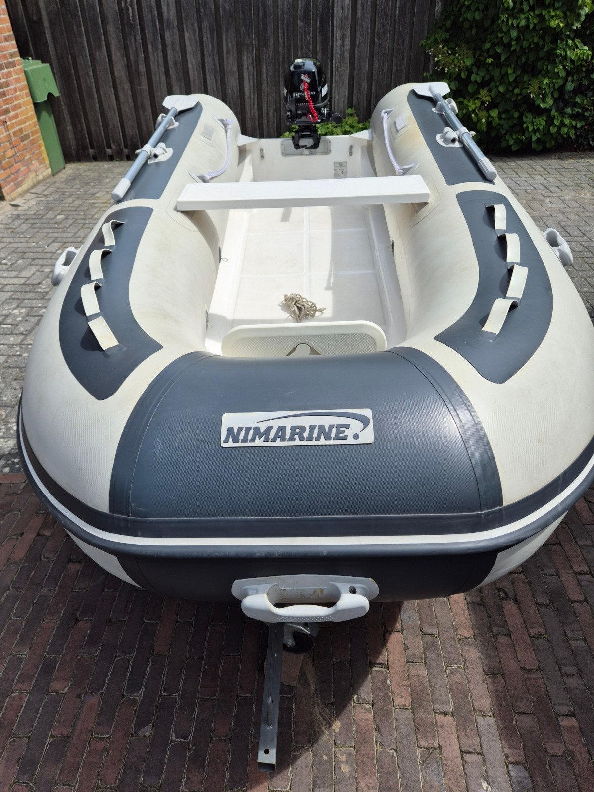 Nimarine MX-350/0 RIB met Mercury 5PK buitenboordmotor, Watersport en Boten, Rubberboten, Polyester/glasvezel, Gebruikt, Ophalen of Verzenden