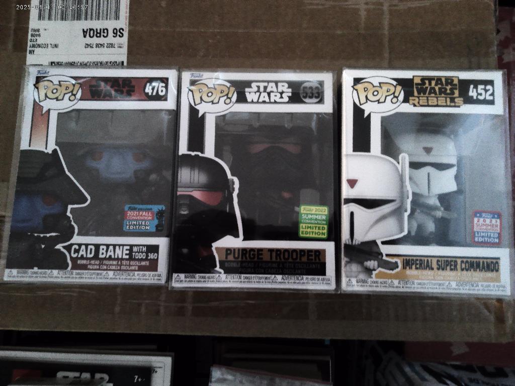 Star Wars Funko's batch #2 Exclusives, Ophalen of Verzenden, Nieuw, Actiefiguurtje
