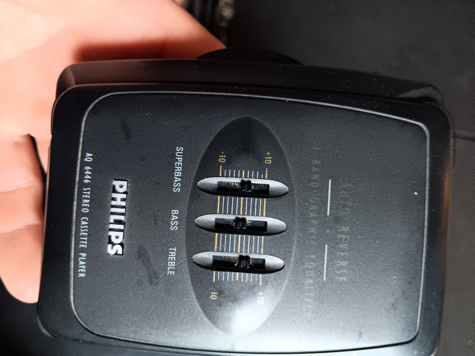 Philips AQ6443 walkman cassette player, Ophalen, Walkman