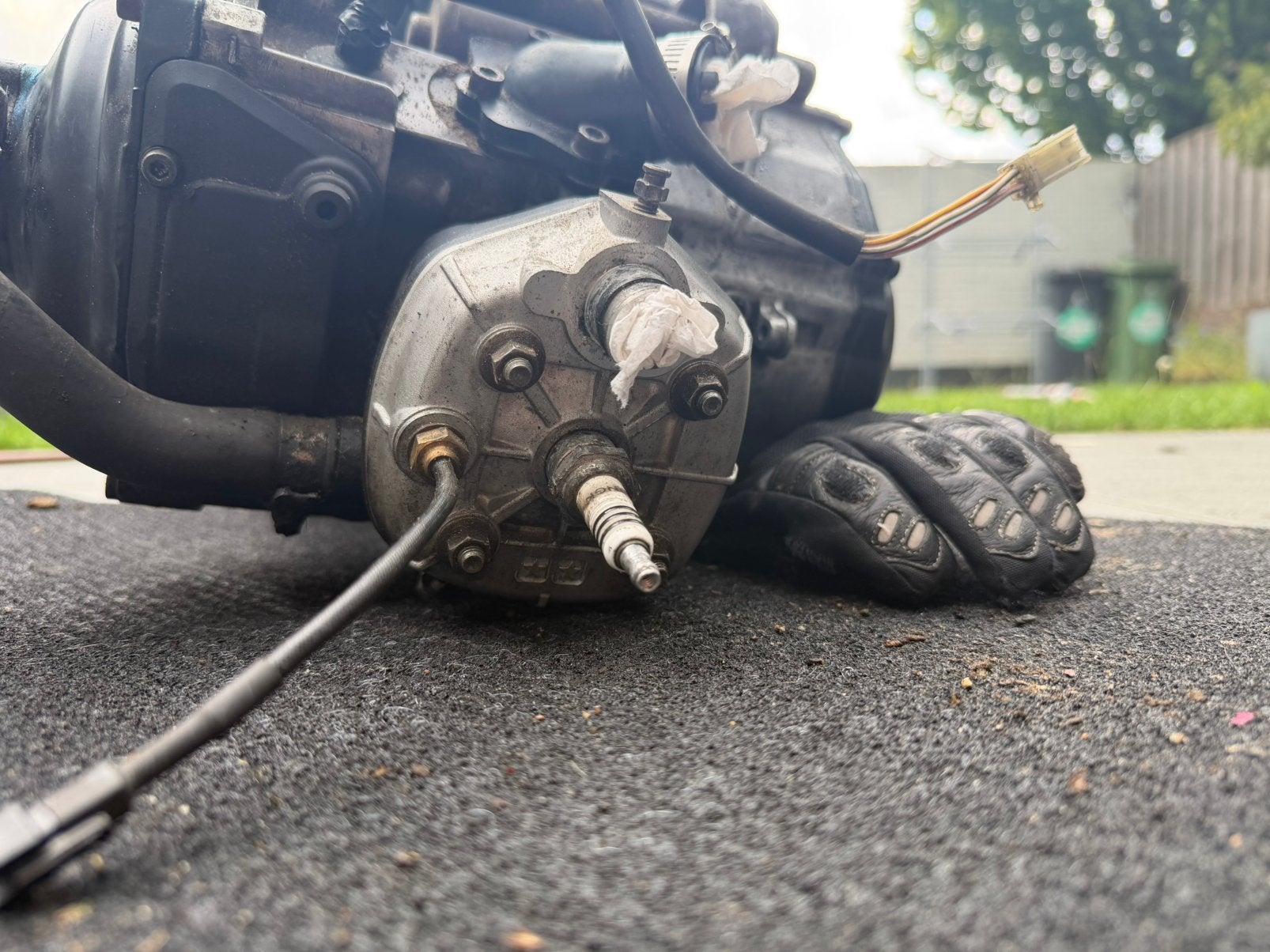 aerox 70cc blok, Ophalen
