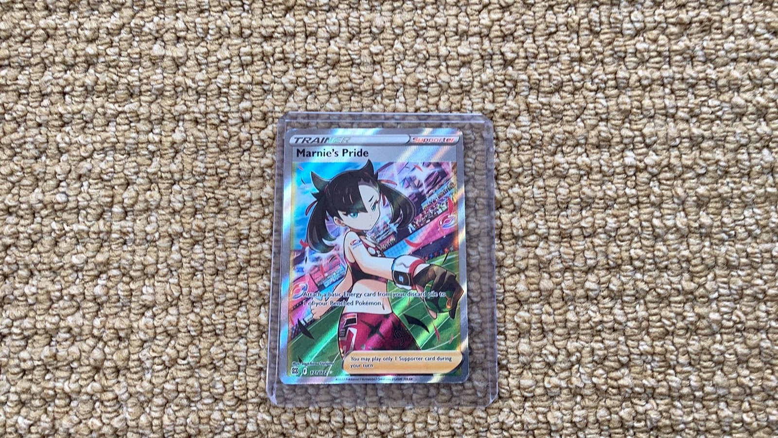 Marnie’s Pride Brilliant stars -171 pokemon, Ophalen, Zo goed als nieuw, Losse kaart