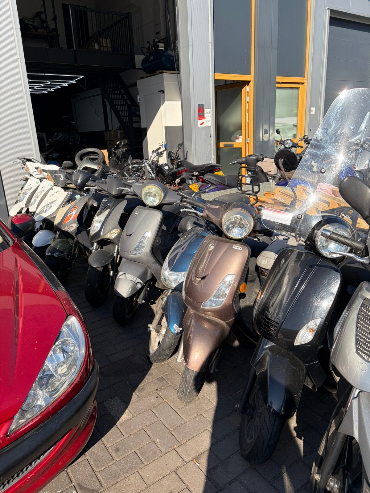 Partij scooters loop of sloop, Ophalen, Gebruikt, Overige typen, Overige merken