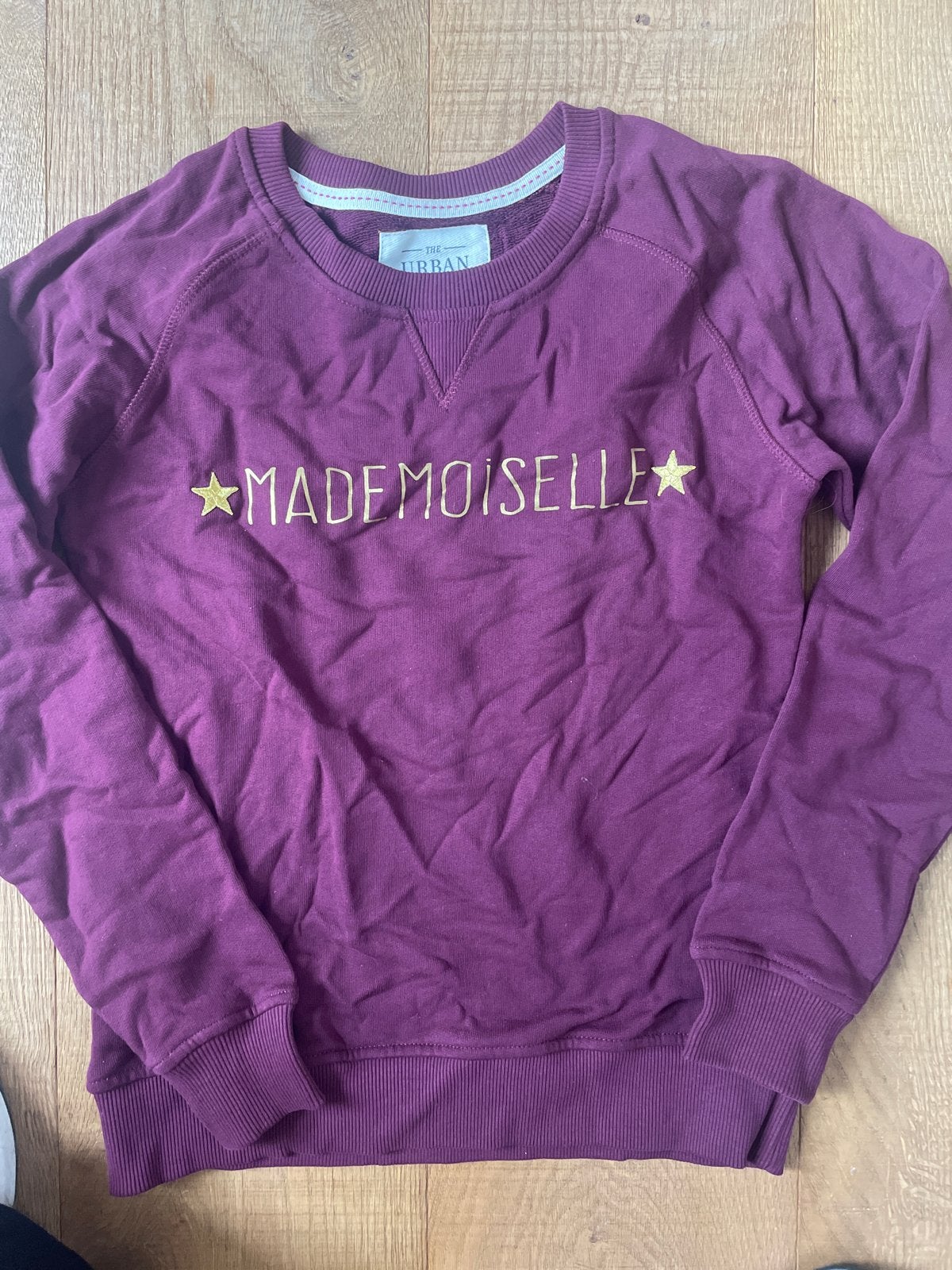 The Urban Sweat Collection 'Mademoiselle' sweater, Kleding | Dames, Ophalen of Verzenden, Gedragen, Maat 36 (S), Paars
