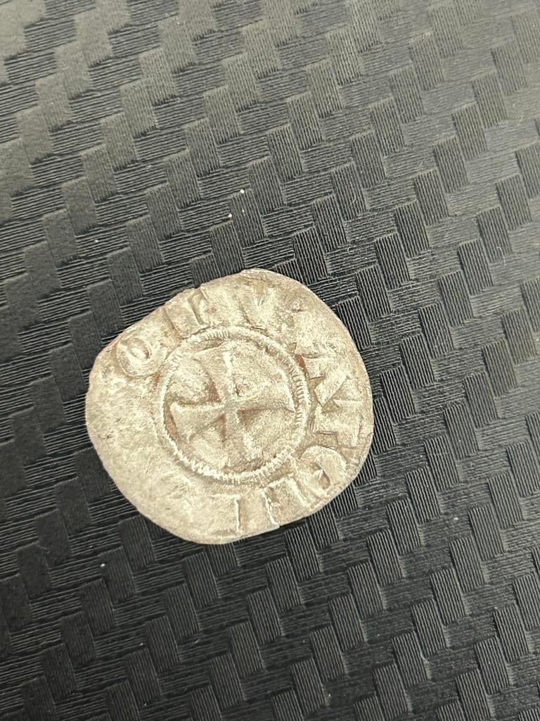 Middeleeuwse Zilveren Denier Tournois - Filips IV, Ophalen of Verzenden, Losse munt, Zilver