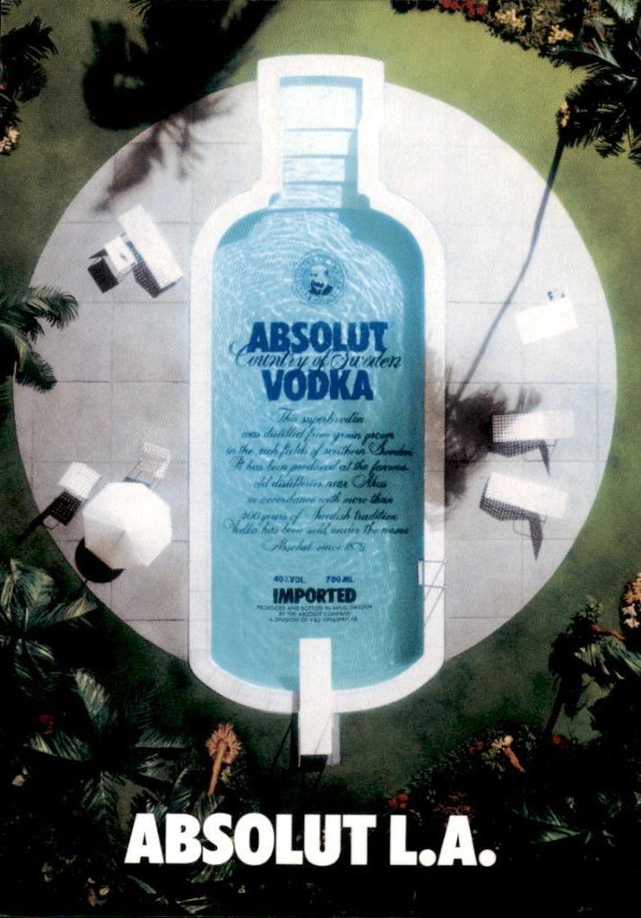 promotiekaart, Absolut Vodka, Verzamelen, Verzenden, 1980 tot heden, Ongelopen, Overige thema's