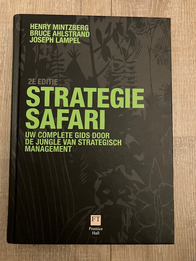 Strategiesafari - Henry Mintzberg, Boeken, Ophalen, Gelezen, Management, Pearson