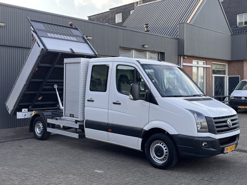 Volkswagen Crafter 35 2.0 TDI DC Maxi Kipper 3500kg trekgewi, Auto's, Bestelauto's, 2680 kg, Achterwielaandrijving, Gebruikt, 4 cilinders