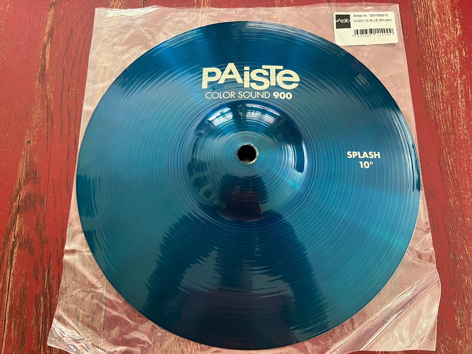 Paiste 900 Colorsound Splash 10" - Nieuw in verpakking, Muziek en Instrumenten, Percussie, Ophalen of Verzenden, Nieuw, Overige soorten