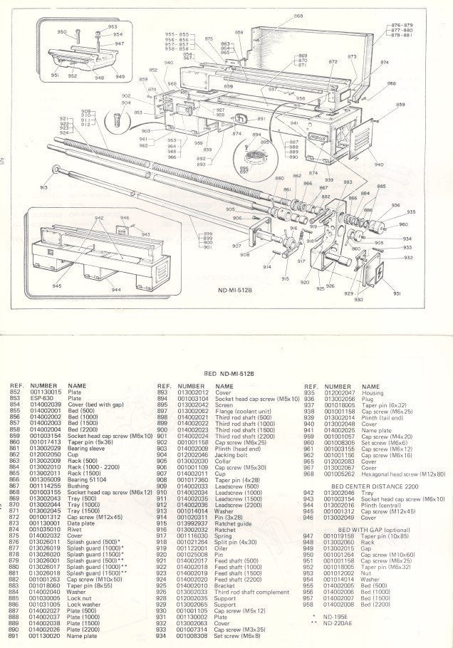 Handleiding Nardini ND195E - 220 AE draaibank (user manual), Ophalen of Verzenden, Gebruikt, Metaaldraaibank, 500 tot 1000 mm