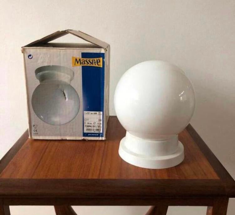 Vintage Massive plafondlamp | Space Age | Nieuw, Huis en Inrichting, Lampen | Plafondlampen, Ophalen of Verzenden, Nieuw