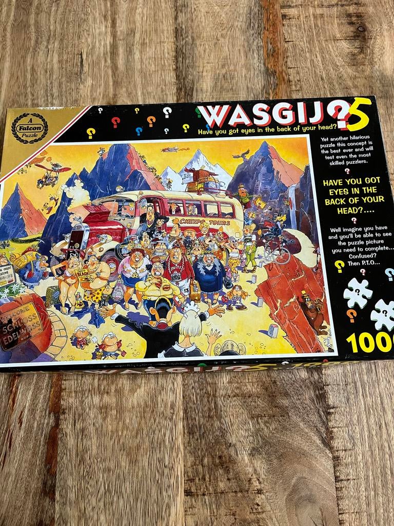 Wasgij Original 25: Cheepo Tours - 1000 stukjes (mist 1), Ophalen, 500 t/m 1500 stukjes, Gebruikt, Legpuzzel