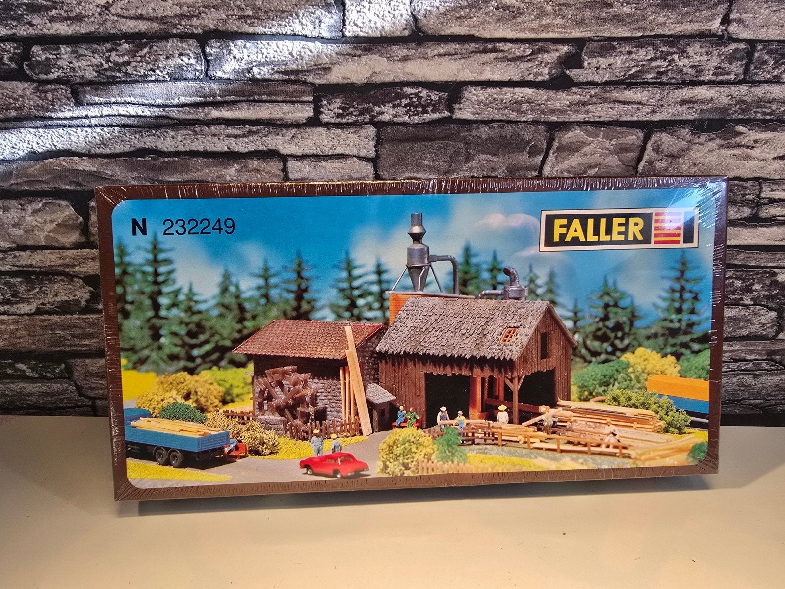 Faller houtzagerij N spoor modeltrein 1:160, Overige merken, Gelijkstroom of Wisselstroom, Brug, Tunnel of Gebouw, Nieuw