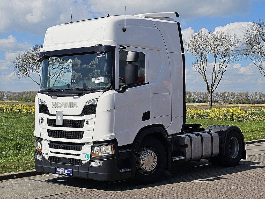 SCANIA R410 retarder 2x tank, Automaat, Euro 6, Scania, Wit