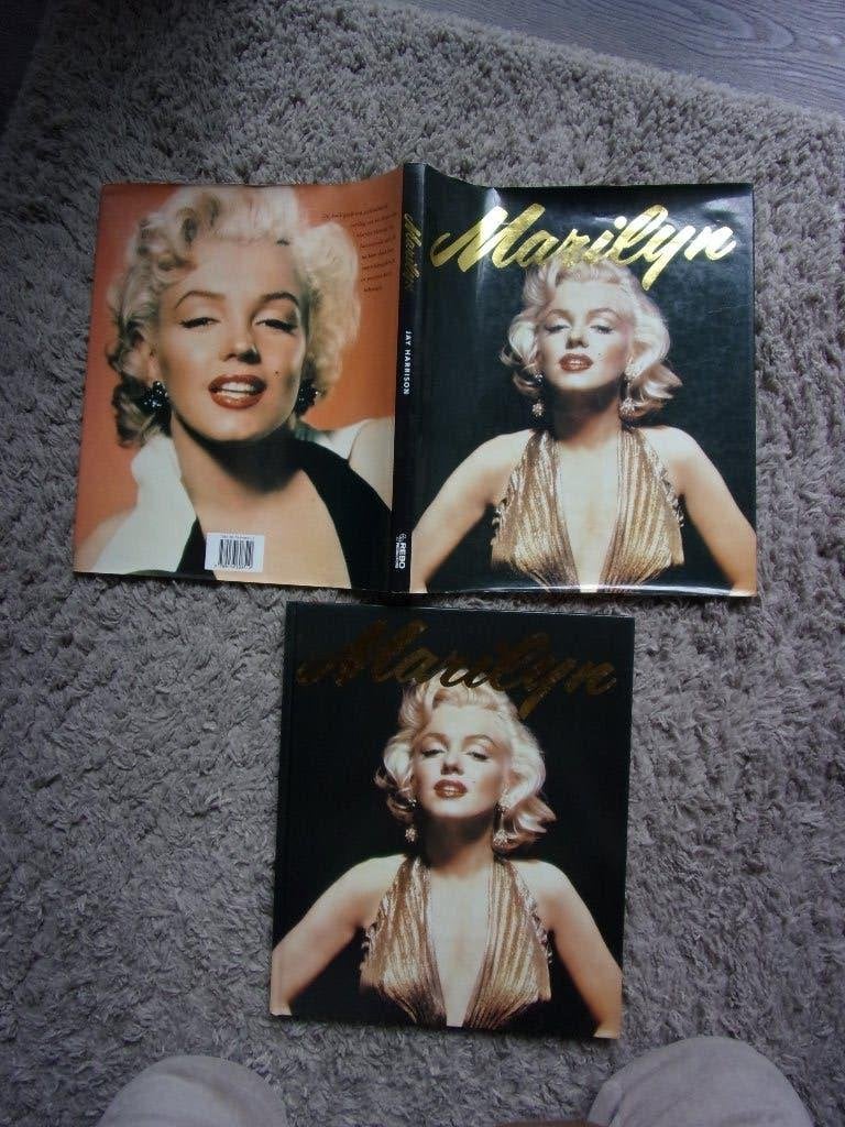 MARILYN MONROE BOEK MARILYN 1993 NED.TALIG/REBO PRODUCTIONS, Ophalen, Zo goed als nieuw, Boek, Tijdschrift of Artikel